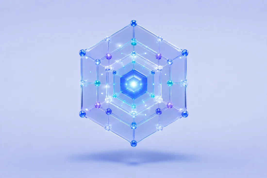 Hex lattice — Cyber capability render