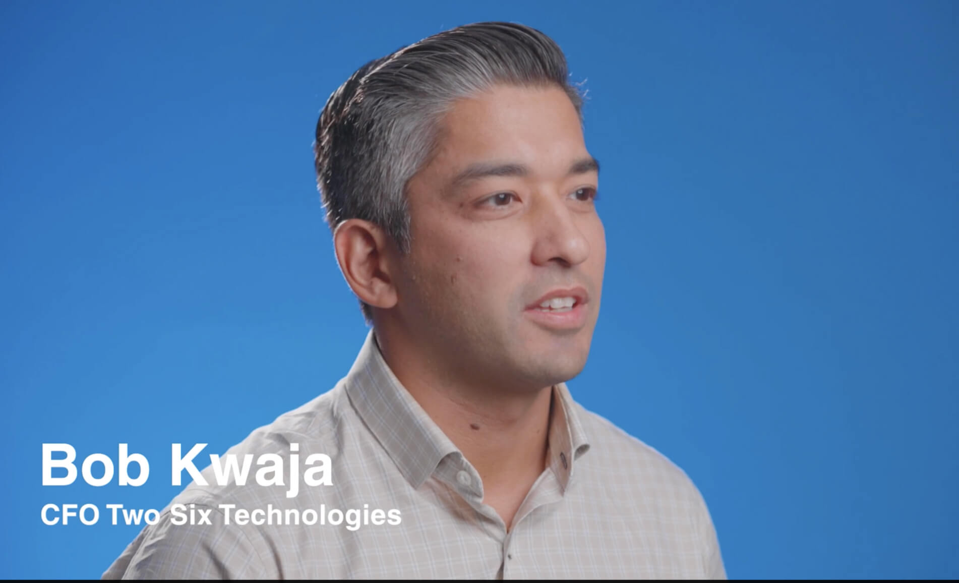 TST Leadership Bob Kwaja speaking in an interview