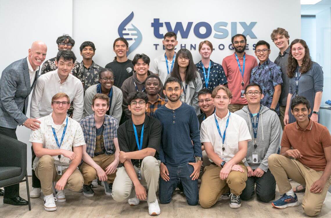 TST team and interns taking a group photo