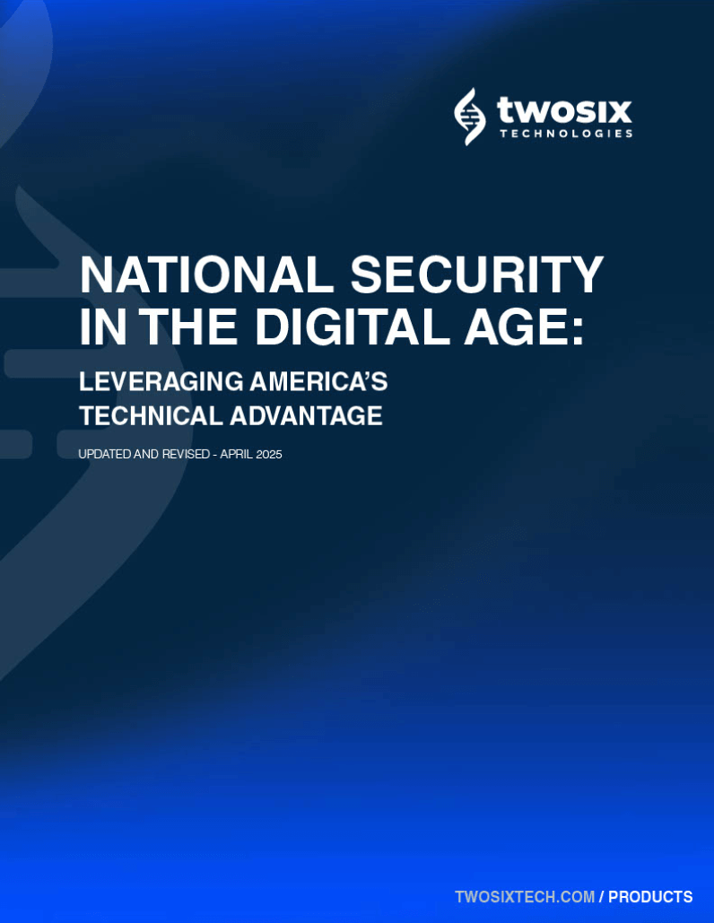 Two Six Tech National Security Digital Age April 2025 Thumbnail