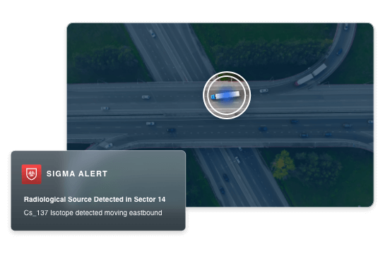 Sigma Alert and Semi Truck Graphic