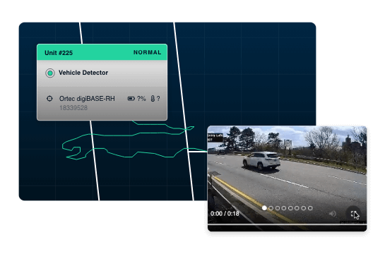 Vehicle Detector Image of Car Graphic