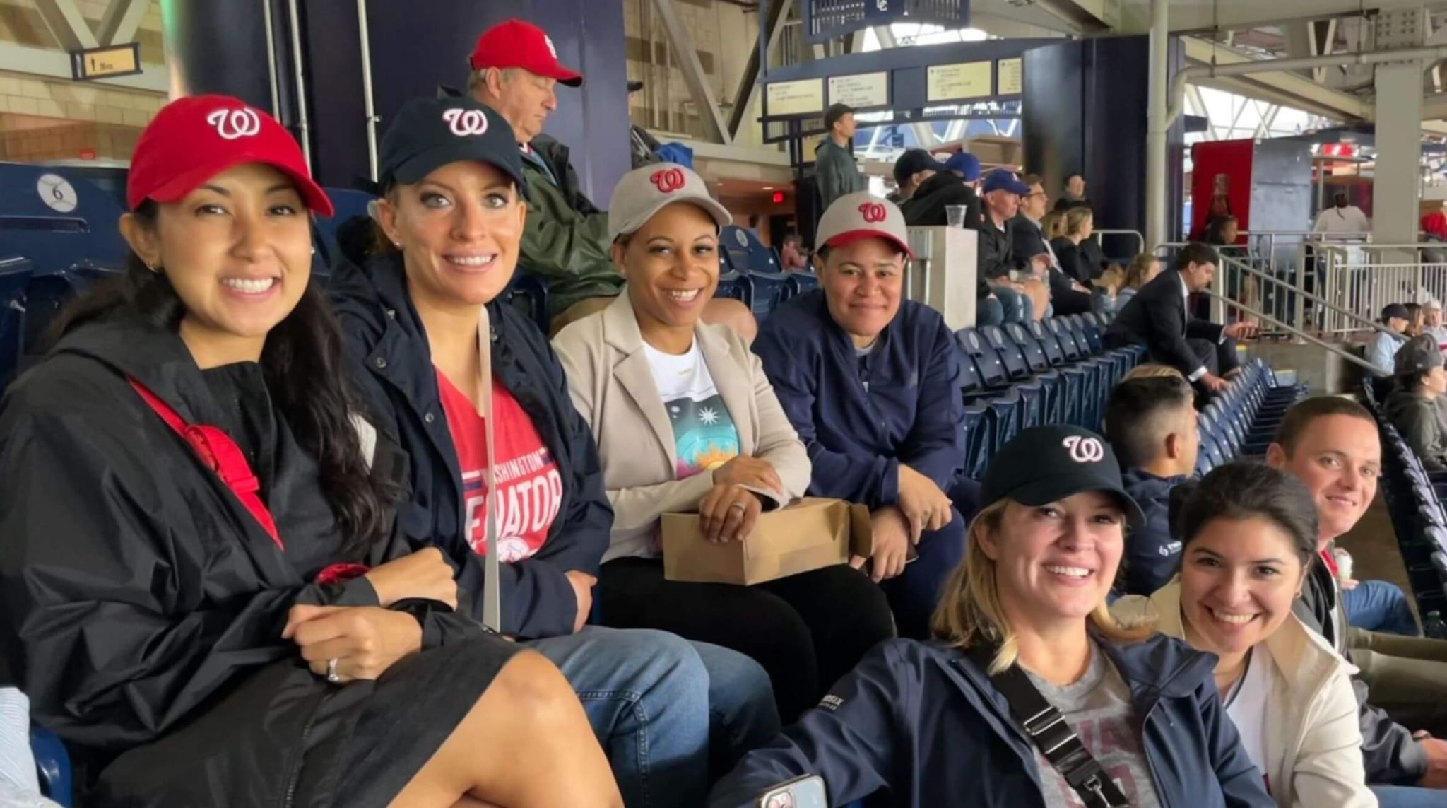 TST employees at a baseball game in Washington DC